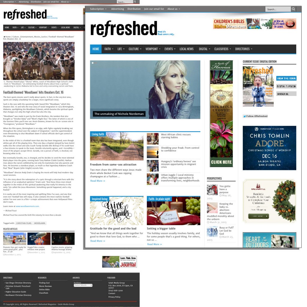 refreshed